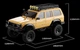 Машинка на радіокеруванні FMS 1:18&nbsp;TOYOYA&nbsp;LC80&nbsp;RTR Жовтий - зображення 2