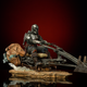 Figurka Iron Studios MANDALORIAN On Speederbike - Deluxe Art Scale 1/10 (Mandalorianin) 17.8 cm (0609963128402) - obraz 5