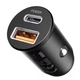 Автомобільний зарядний пристрій Proove Tiny Power 65W (USB+Type-C) Black (ACTP65110001) - зображення 3