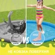 Уличный бассейн для собак, складной игровой коврик для домашних животных с фонтаном, 150 см, голубой (87192752) - изображение 4
