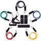 Эспандер Resistance Band многофункциональный 5 жгутов (5 эсп, креп.на двери, 2 рукоятки, 2 лямки) (FI-801) - изображение 1