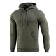 Кофта M-Tac Hoodie Cotton Raglan Hard Army Olive Розмір M - зображення 1