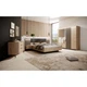 Спальний гарнітур Tally (Italy) - 1 Perfect Home Дуб артизан/Антрацит (ліжко 160x200 з ламелевим каркасом/шафа 4D2S/220) - зображення 1