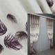 Комплект готовых штор VR-Textil Фотошторы № 1416ш Лиловый с бежевым 150х270 см 2 шт (33-0294) - изображение 1