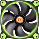 Вентилятор Thermaltake Riing 14 Green LED (4717964400765) - зображення 1