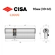 Цилиндр CISA C3000 90 (30*60) никель матовый 3 ключа - изображение 8