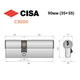 Цилиндр CISA C3000 90 (35*55) никель матовый 3 ключа - изображение 9