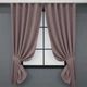 Комплект коротких штор VR-Textil Bagema Rvs № 1245ш Пудровий 130х170 см 2 шт (35-0025) - зображення 1
