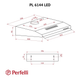 Вытяжка плоская Perfelli PL 6144 IV LED - изображение 12
