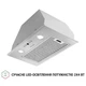 Витяжка повновбудована Perfelli BIET R 5854 I 1200 LED - зображення 4