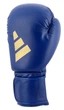 Боксерские перчатки Adidas Speed 50 (ADISBG50) Blue/Gold 10 унций - изображение 4