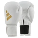Боксерские перчатки Adidas Speed 50 (ADISBG50) White/Gold 8 унций - изображение 1