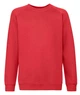 Світшот дитячий Fruit of the Loom Premium raglan sweat kids 104 см Червоний (062033040104) - зображення 1