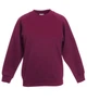 Світшот дитячий Fruit of the Loom Premium raglan sweat kids 152 см Бордовий (062033041152) - зображення 1