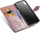 Чехол Vintage для IPhone XR книжка с узором кожа PU розовый - изображение 4
