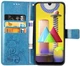 Чехол Clover для Samsung Galaxy M31 / M315 книжка с узором кожа PU голубой - изображение 5