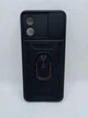 Противоударный чехол Defense Ring для Motorola Moto E13 с кольцом Черный - изображение 1