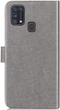 Чехол Clover для Samsung Galaxy M31 / M315 книжка с узором кожа PU серый - изображение 3