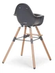Стілець для годування Childhome Evolu 2 з бампером, natural/anthracite - зображення 4