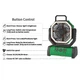 Вентилятор BauTech power bank 3 в 1 Зелений (1014-541-00) - зображення 3
