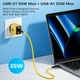 Зарядное устройство Asometech 35W GaN PD 3.0 QC 3.0 Type-C USB Жёлтый (1014-531-00) - изображение 13
