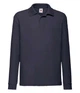 Поло Fruit of the Loom 65/35 Long sleeve polo kids 116 Глибокий Темно-Синій (0632010AZ116) - зображення 1