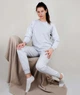 Спортивный костюм Fruit of the Loom Lightweight raglan sweat lady-fit XS 94/94 Серо-Лиловый / Серо-Лиловый (062146094/064046094XS) - изображение 1