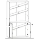 Шкаф пенал двухдверный Индиана BRW (Black Red White) JREG2DO/80 Дуб шутер 80х40х195 см - изображение 4