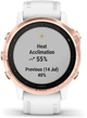 Спортивные часы Garmin Fenix 6S Pro Rose Gold-tone with White Band (010-02159-11) - изображение 5