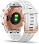 Спортивные часы Garmin Fenix 6S Pro Rose Gold-tone with White Band (010-02159-11) - изображение 8