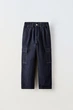 Подростковые джинсы-карго Zara 4152/508 164 см Темно-синий - изображение 2