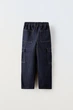Подростковые джинсы-карго Zara 4152/508 164 см Темно-синий - изображение 3