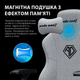 Кресло игровое Anda Seat Phantom 3 Pro Size L Grey Fabric (AD18YC-06-G-F) - изображение 12