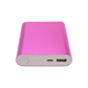 Повербанк 10400 mah портативний акумулятор Power Bank рожевий - зображення 3