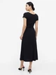 Платье для беременных миди H&M 061184561 S Черное (6666000321930) - изображение 2