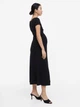Платье для беременных миди H&M 061184561 S Черное (6666000321930) - изображение 3