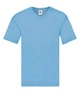 Футболка Fruit of the Loom Original v neck T S YT Небесно-Блакитний (0614260YTS) - зображення 1
