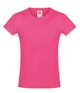 Футболка детская Fruit of the Loom Sofspun girls 140 см Малиновый (061017057140) - изображение 1