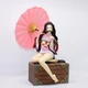 Аниме фигурка Demon Slayer Клинок рассекающий демонов Kamado Nezuko, Незуко с зонтом, 30 см (BDD 0092) - изображение 1