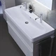 Умывальник подвесной GEBERIT Smyle Square 1200x480x165мм прямоугольный белый 500.253.01.1 - изображение 2
