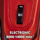 Пилосос садовий Einhell акум VENTURRO 18/210, 18В, PXC, 8000-14000 об/хв, 500 м3/год, 210 км/год, 45 л (3433625) - изображение 4