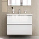 Тумба с умывальником AM.PM X-Joy 80x60x45см подвесная белая MTA-FHX0802WG-WCC0802WG - изображение 2