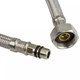 Шланг гибкий для подключения смесителя ITAL Pro-Flex нр-вн M10x1/2" 150 см нержавеющая оплетка PRFS12150 - изображение 1