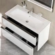 Тумба с умывальником AM.PM X-Joy 100x58x44.8см подвесная белая MTA-FHX1002WG-WCC1002WG - изображение 4