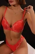 Комплект женского белья коралловый код П800 85С 5209165 - изображение 7