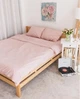 Постільна білизна полуторна Dushka Home Варена бавовна 20472 160х215 см світло-рожева 4722084 - зображення 1