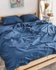 Постельное белье двуспальное Dushka Home Вареный хлопок 20477 180х215 см синяя 4722089 - изображение 2