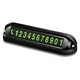 Автовізитка з номером телефону в авто для паркування XOKO Number Detect 001 XK-ND-001 13х2.2х3.4 см чорна 4721324 - зображення 1