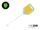 Голка для бойлів, флюро голка Fluo needle Delphin T-END GripXF LeadCORE 4554379 - зображення 2