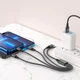 Кабель HOCO Combo 4-in-1 2Lightning+Type-C+Micro USB Super charging cable X76 |1M, 2A| 4758028 - изображение 8